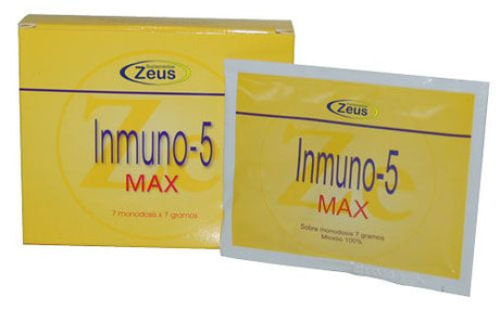Inmuno-5 Max · Zeus · 7 sobres
