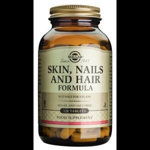 Pelo, piel y uñas · Solgar · 120 comprimidos