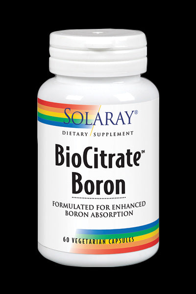 Boro Citrato · Solaray · 60 cápsulas