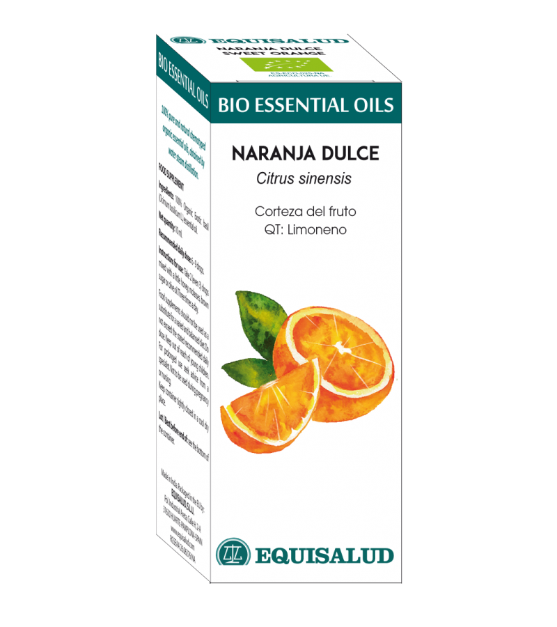 Bio Essential Oil Naranja Dulce · Equisalud · 10 ml