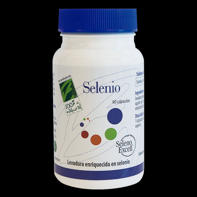 Selenio · 100% Natural · 90 cápsulas