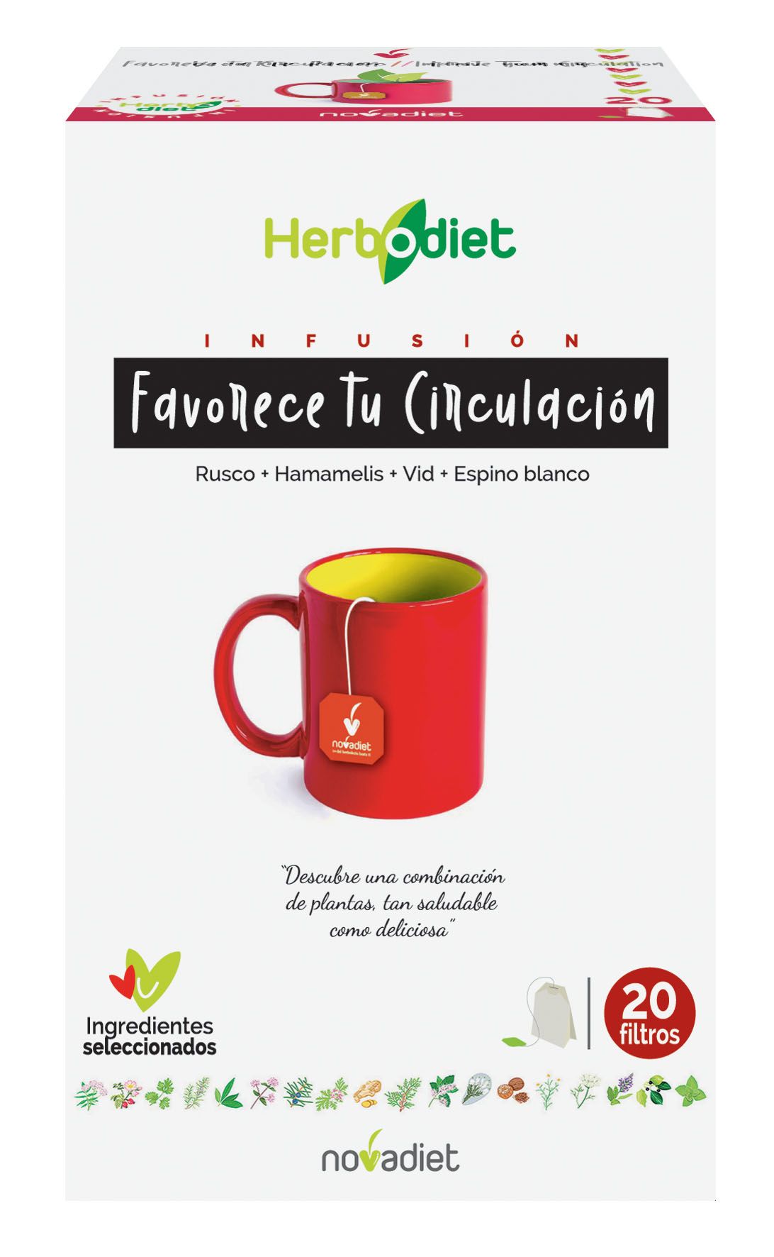 Herbodiet Favorece tu Circulación · Nova Diet · 20 filtros
