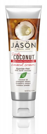 Dentífrico Crema de Coco Blanqueador · Jasön · 119 gramos