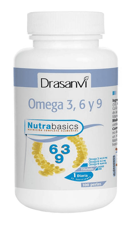 Omega 3-6-9 · Drasanvi · 100 perlas