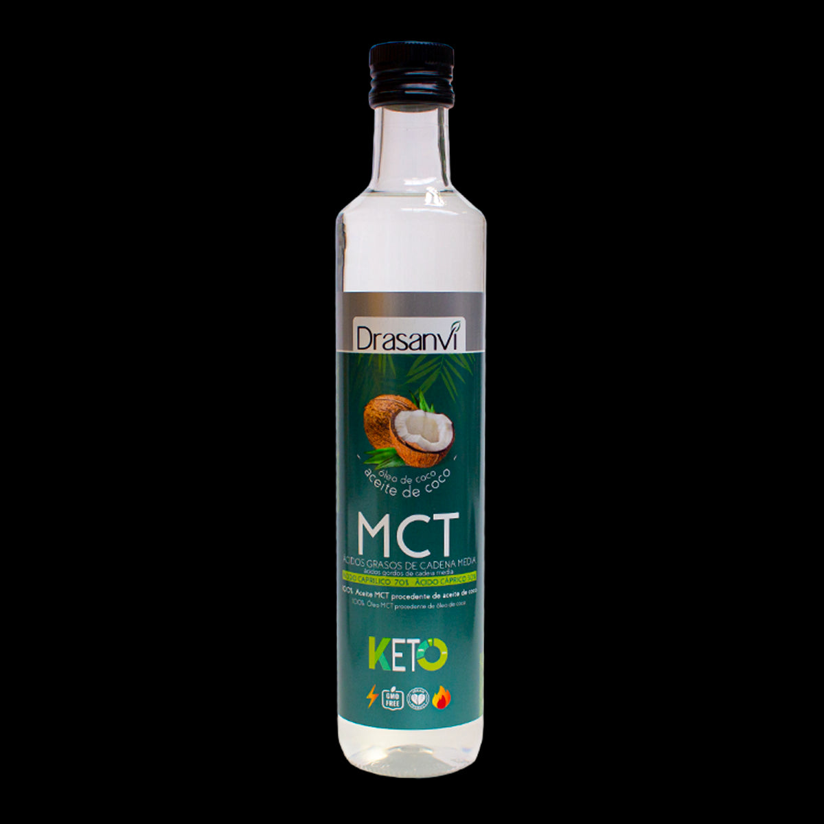 Aceite de Coco MCT Keto · Drasanvi · 500 ml