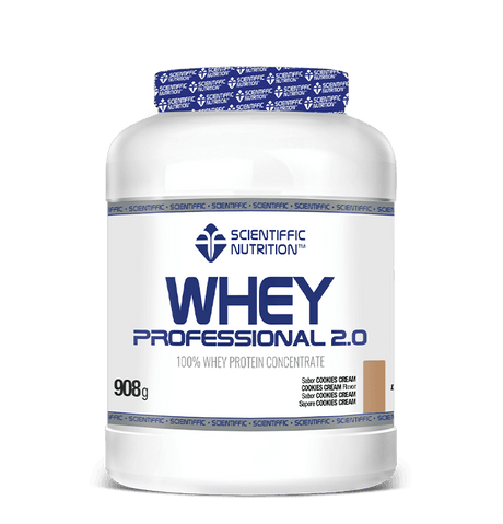 Whey Professional 2.0 Sabor Cookies Cream 908 gramos