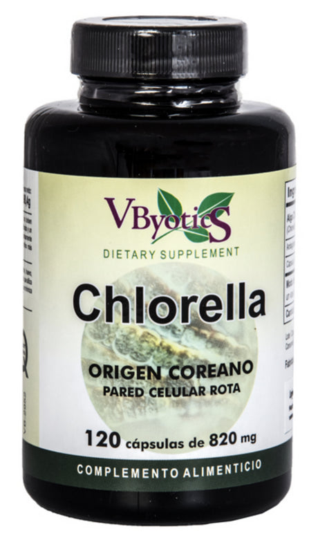 Chlorella Korea · VByotics · 120 cápsulas