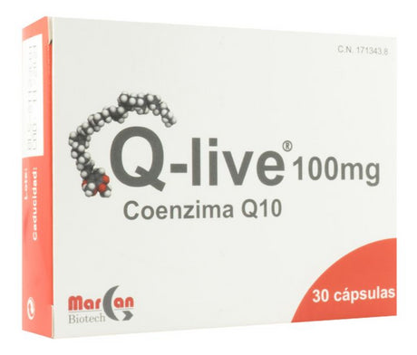 Q-Live 100 mg · Margan · 30 cápsulas