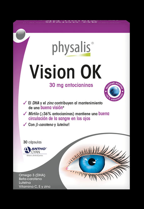 Vision OK · Physalis · 30 cápsulas