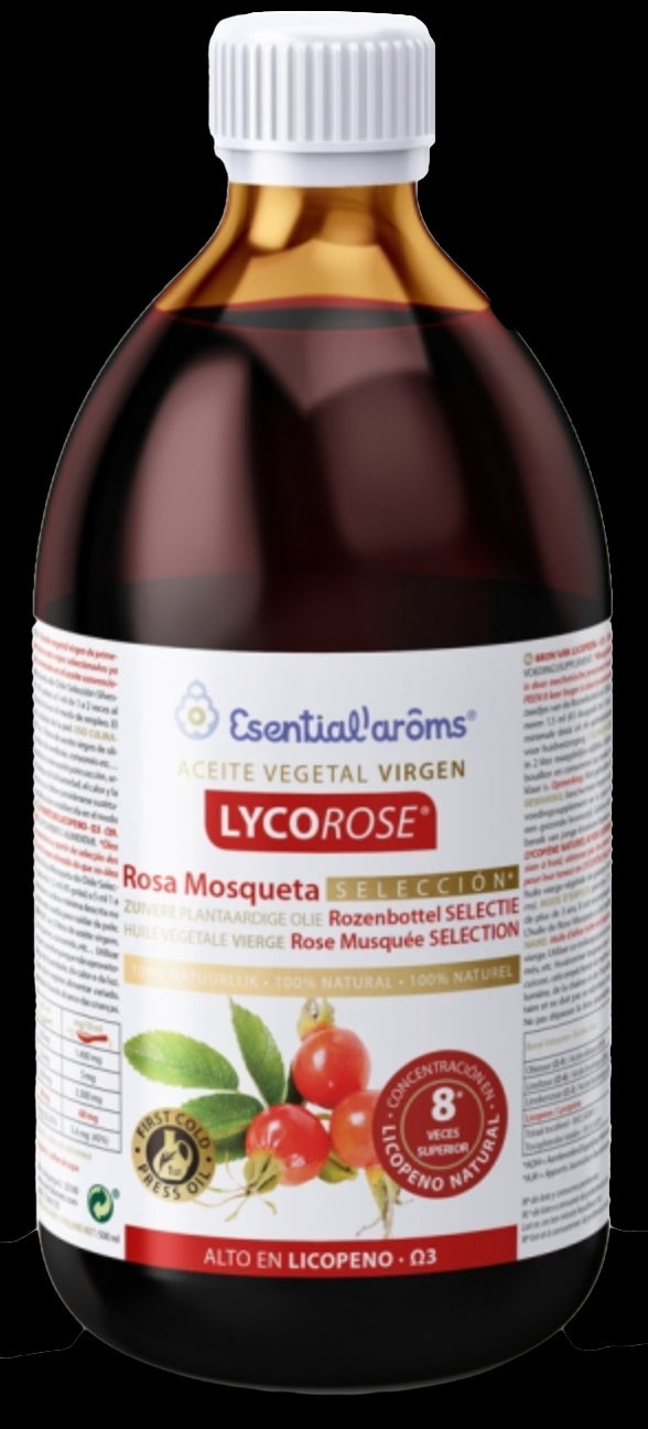 Lycorose - Aceite Vegetal de Rosa Mosqueta · Esential'Aroms · 500 ml