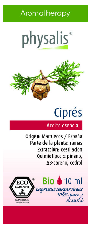 Aceite Esencial de Ciprés · Physalis · 10 ml