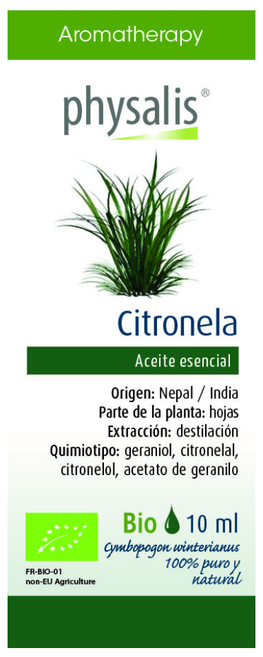 Aceite Esencial de Citronela · Physalis · 10 ml