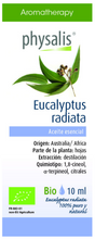 Aceite Esencial de Eucalipto Radiata · Physalis · 10 ml