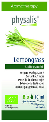 Aceite Esencial de Lemongrass · Physalis · 10 ml