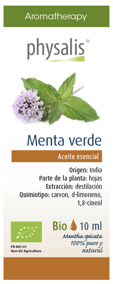 Aceite Esencial de Menta Verde · Physalis · 10 ml