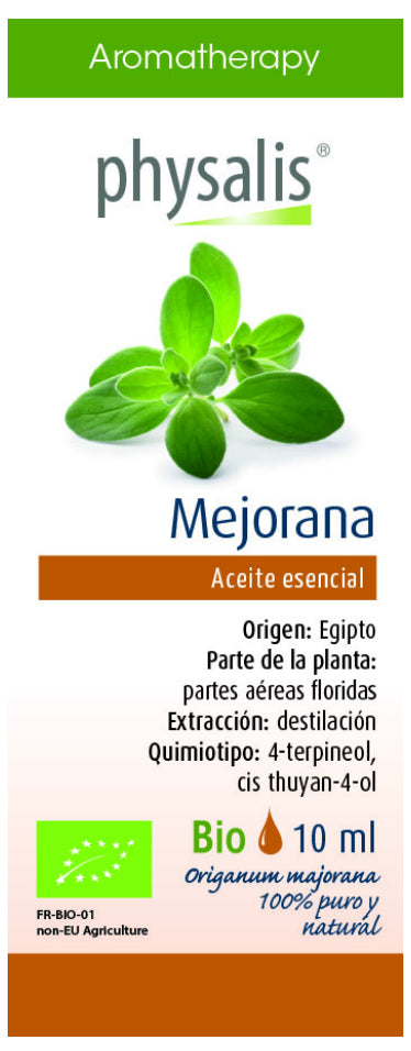 Aceite Esencial de Mejorana · Physalis · 10 ml