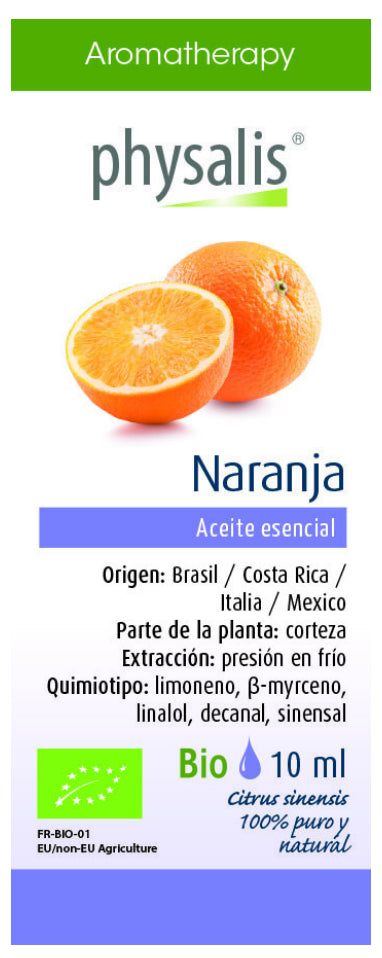 Aceite Esencial de Naranja · Physalis · 10 ml