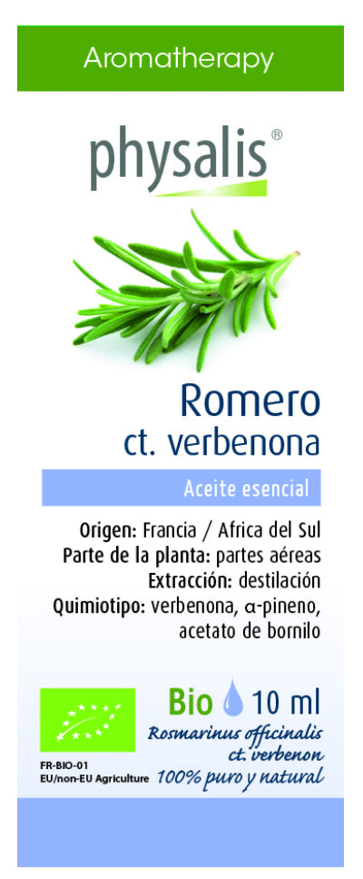 Aceite Esencial de Romero (Verbenona) · Physalis · 10 ml