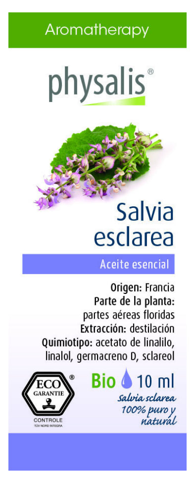 Aceite Esencial de Salvia Esclarea · Physalis · 10 ml