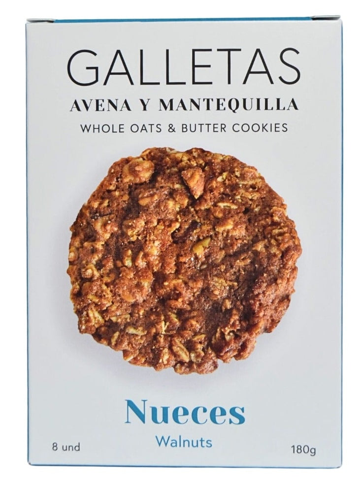 Galletas de Avena y Nueces · Sierra Eco Foods · 180 gramos