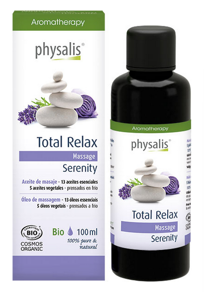 Aceite de Masaje Total Relax · Physalis · 100 ml