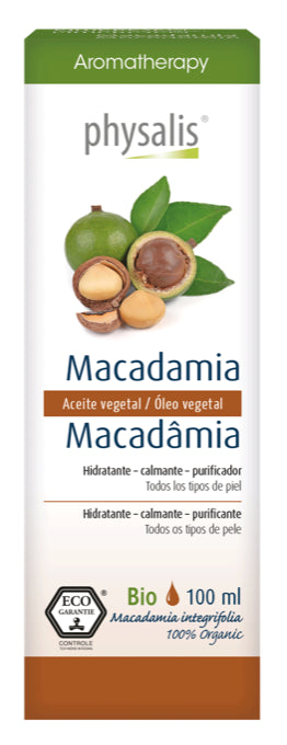 Aceite Vegetal de Macadamia · Physalis · 100 ml