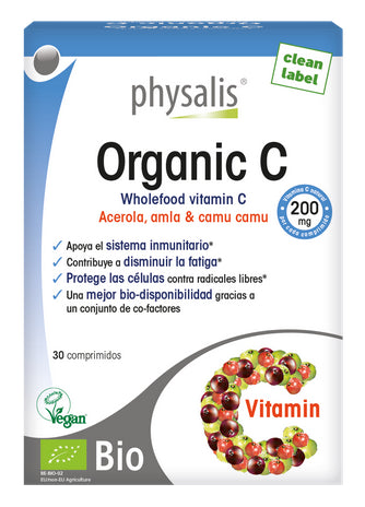 Organic C · Physalis · 30 comprimidos