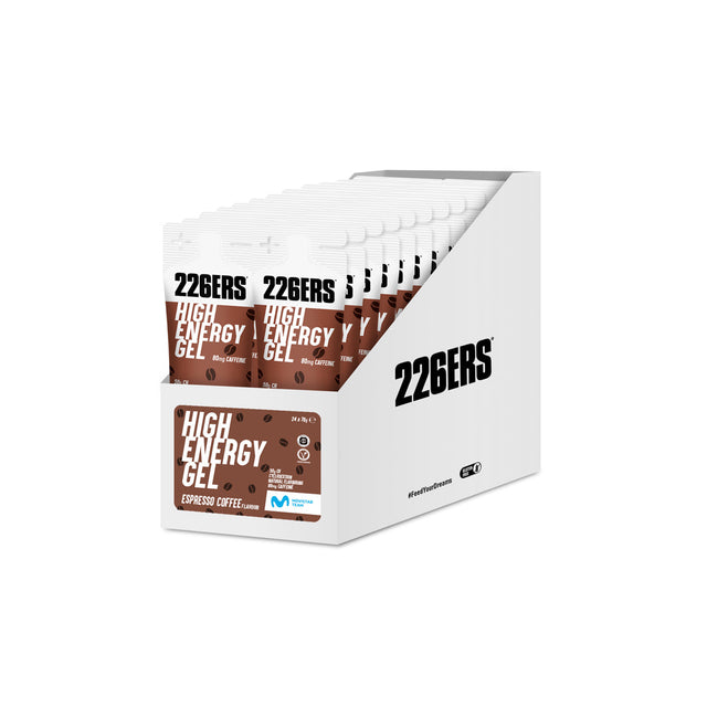 Pack High Energy Gel Café Expreso + Cafeína · 226ERS · 24×76 gramos