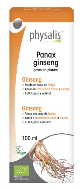 Tintura de Ginseng · Physalis · 100 ml