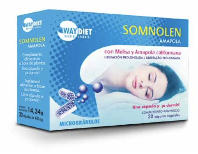 Somnolen Amapola · Waydiet · 30 cápsulas