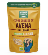Copos de Avena Gruesos Sin Gluten Bio · Naturgreen · 1 kg