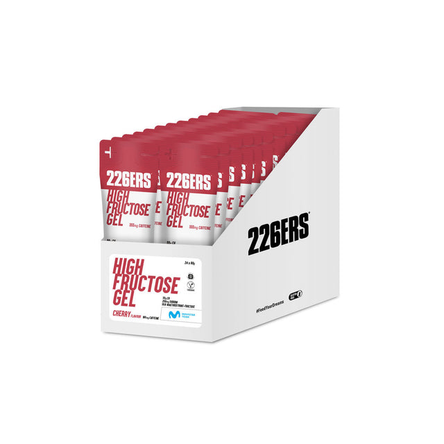 Pack High Fructose Gel + CAFF Cereza · 226ERS · 24×80 gramos