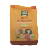 Galletas de Avena Integral con Semillas de Cáñamo Bio · Naturgreen · 140 gramos