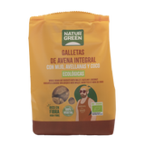 Galletas de Avena Integral con Mijo, Avellanas y Coco Bio · Naturgreen · 140 gramos
