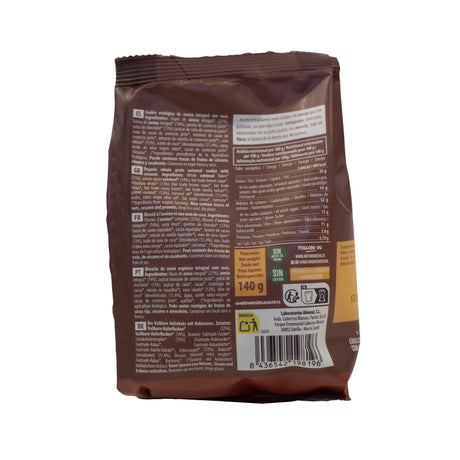 Cookie de Avena Integral con Coco Bio · Naturgreen · 140 gramos