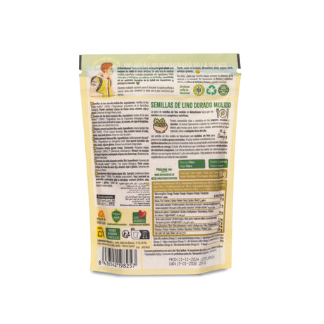 Semillas Lino Dorado Molido Bio · Naturgreen · 150 gramos