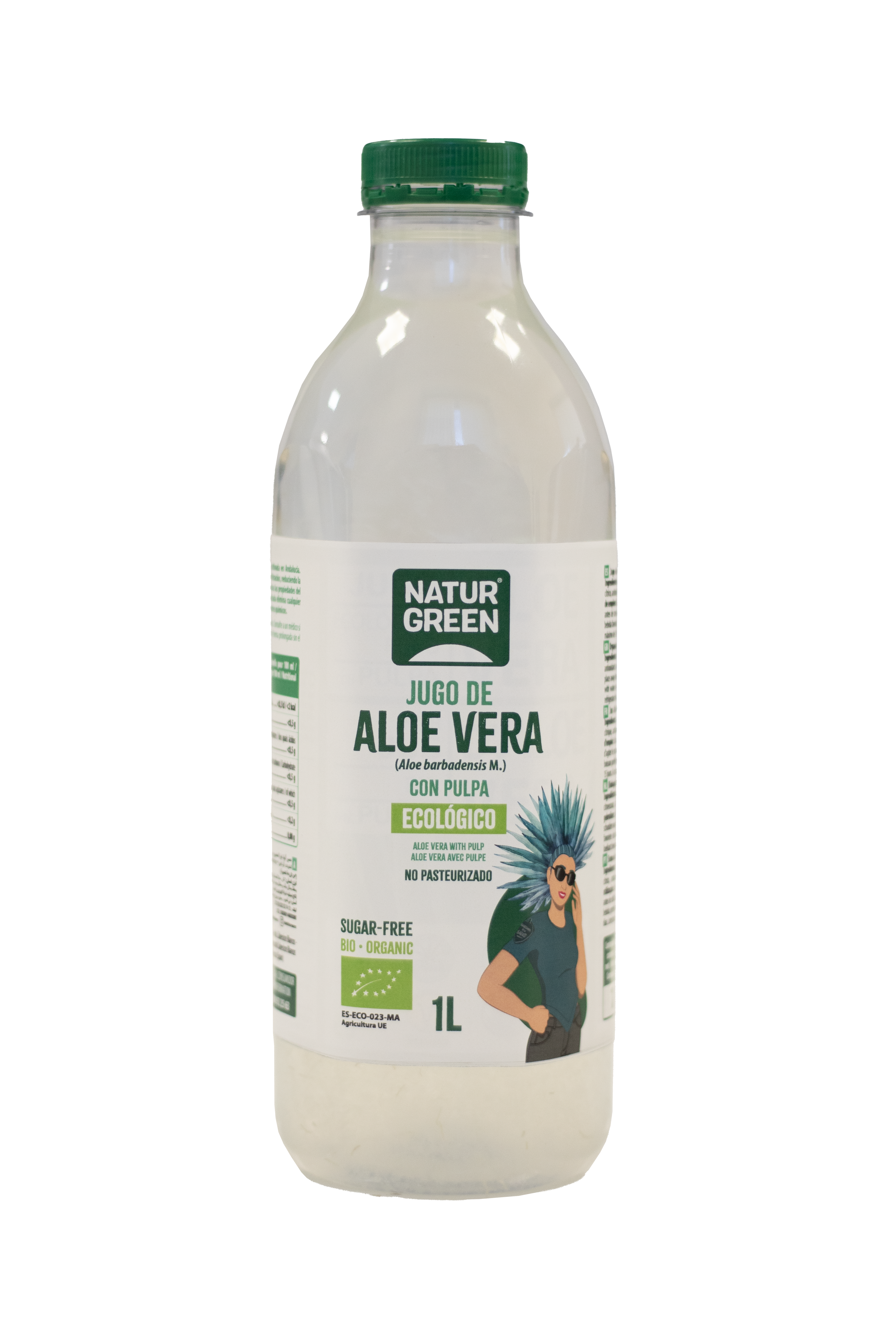 Jugo de Aloe Vera con Pulpa · Naturgreen · 1 litro – Herbolario Salud  Natural