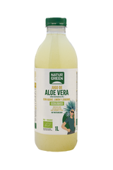 Jugo de Aloe Vera con Ágave, Limón y Jengibre · Naturgreen · 1 litro