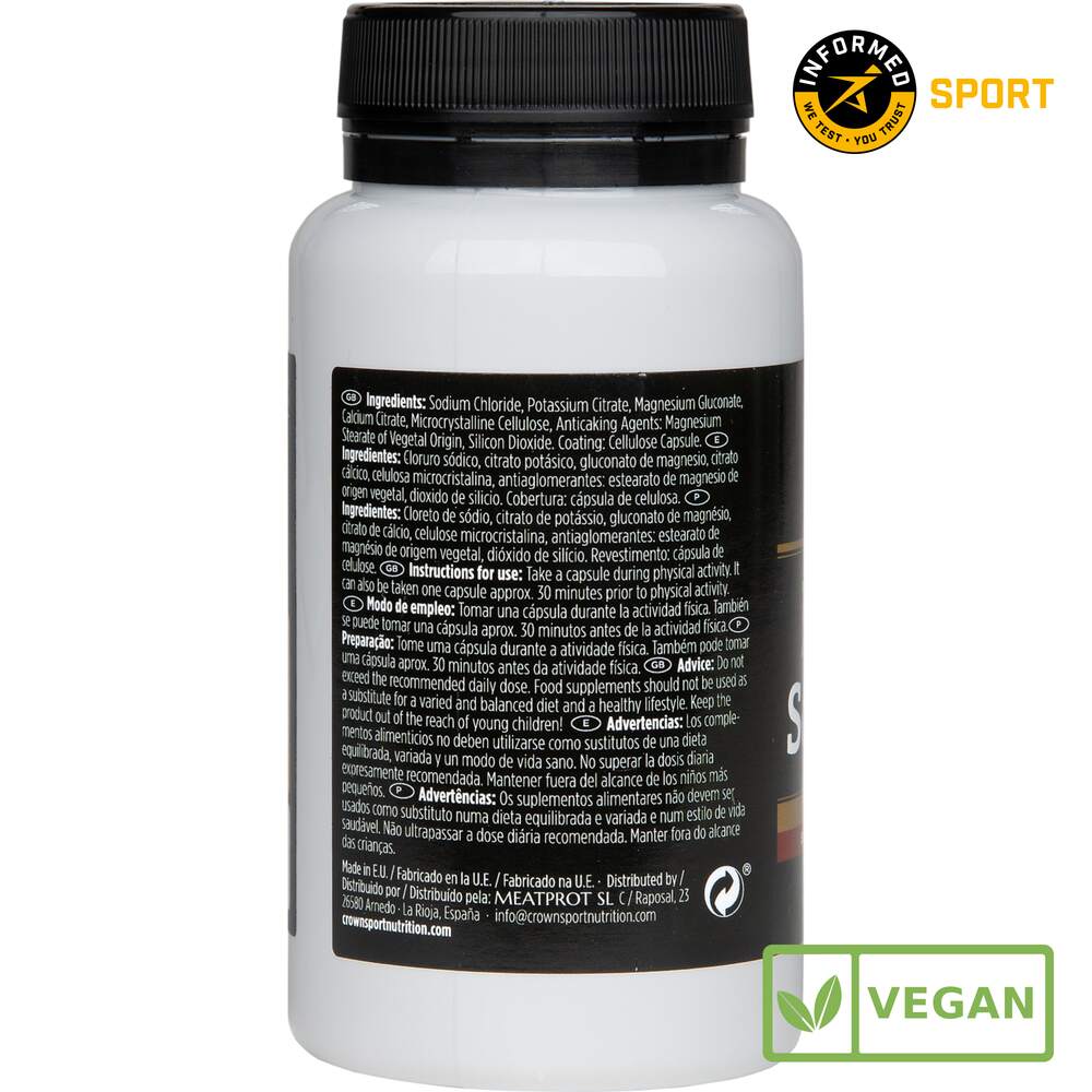 PRO Salt Caps · Crown Sport Nutrition · 60 cápsulas