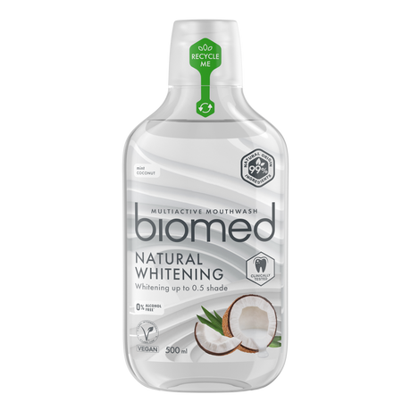 Colutorio Natural Whitening · Biomed · 500 ml