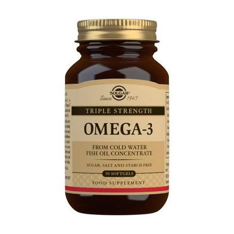 Omega 3 Triple Concentración · Solgar · 50 perlas