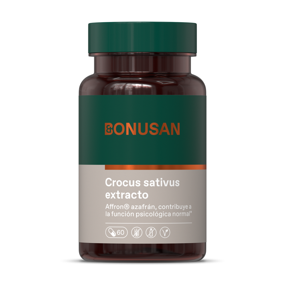 Crocus Sativus · Bonusan · 60 cápsulas