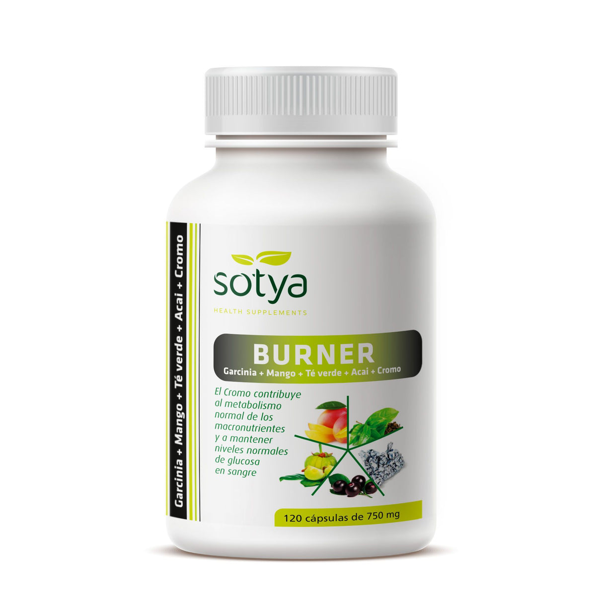 Burner 750 mg · Sotya · 120 cápsulas