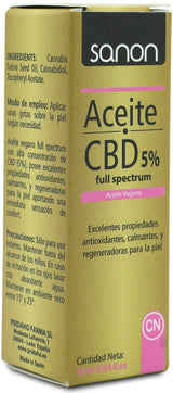 Aceite CBD 5% · Sanon · 10 ml