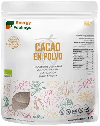 Cacao en Polvo · Energy Feelings · 1 kg