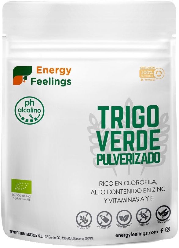 Trigo Verde Pulverizado · Energy Feelings · 200 gramos
