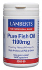 Aceite de Pescado Puro 1.100 mg · Lamberts · 60 perlas