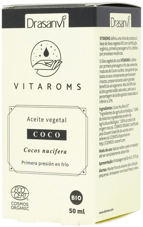 Aceite Vegetal de Coco · Drasanvi · 50 ml