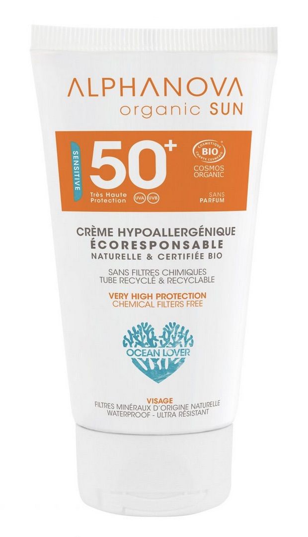 Protector Solar Facial BIO SPF50 · Alphanova · 50 ml