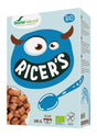 Ricer's - Almohadillas de Arroz Integral Rellenas con Crema de Cacao · Soria Natural · 375 gramos